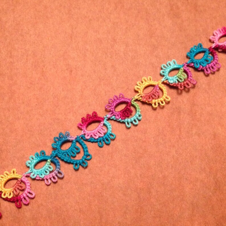 Tatted Lace Lace by the Yard Lace Edging Lace Trim Eyelet Etsy