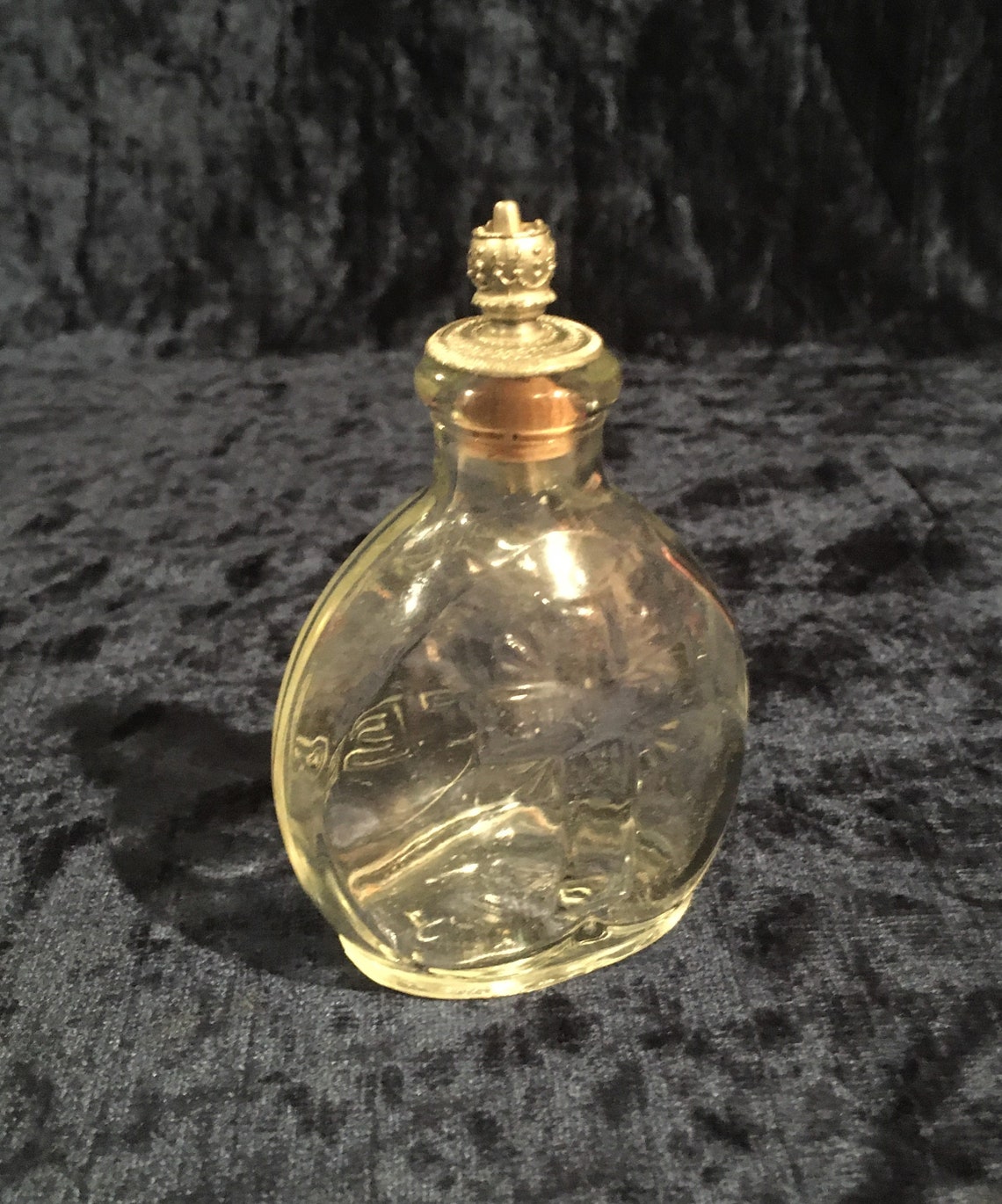 Antique Victorian Holy Water Bottle With Silver Crown | Etsy