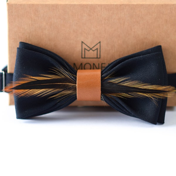 Feather Bow Ties Etsy