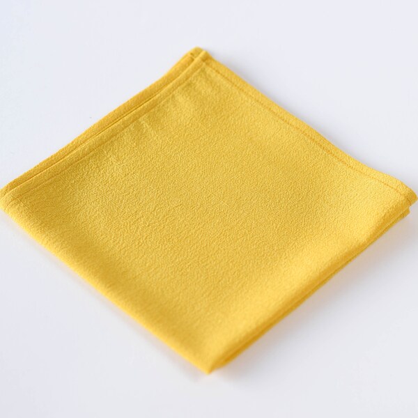 Yellow Pocket Square Etsy UK