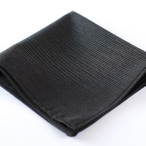 Grey Pocket Square for Men, Wedding Handkerchief for Men