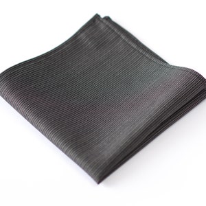 Gestreiftes Graues Taschentuch für Männer, Retro Vintage Stil Taschentuch, Geschenk für Vater Papa