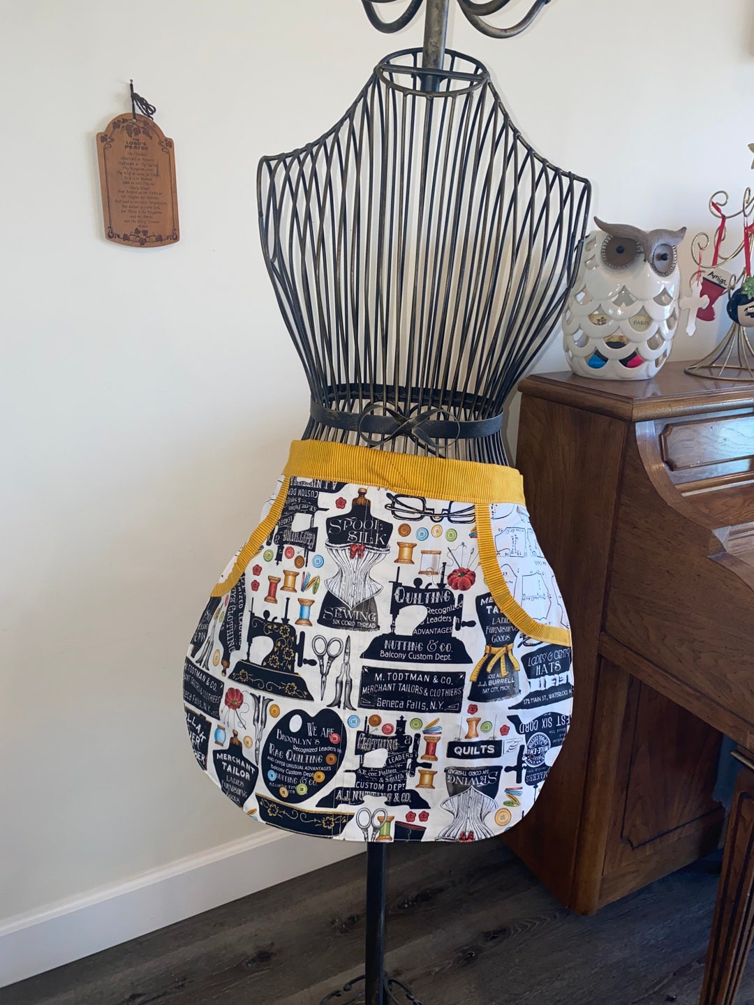 Pocket Apron Pattern The Deep Pockets Apron Paper Pattern - Etsy