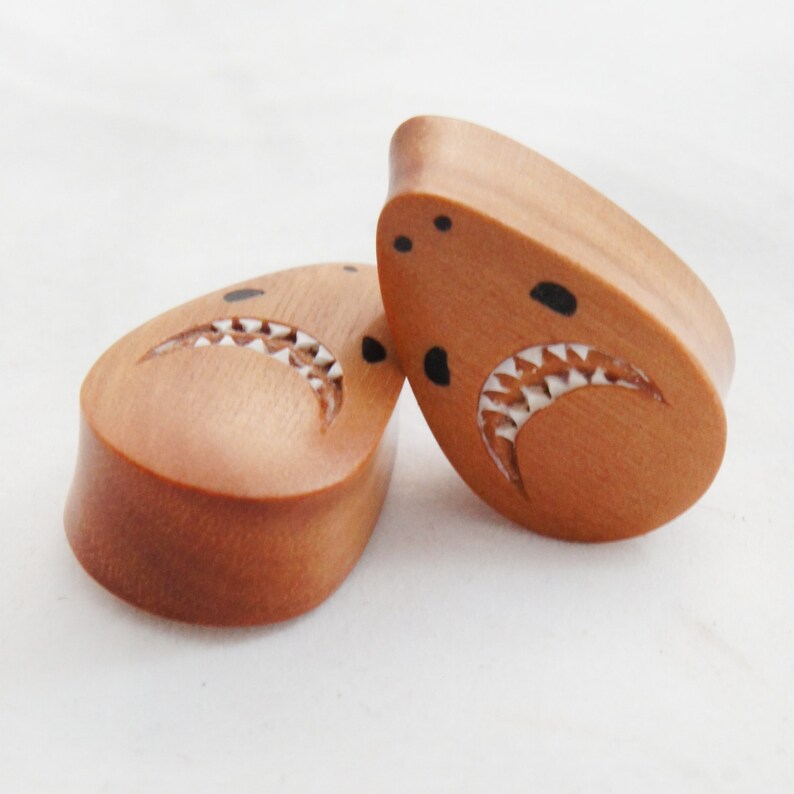 12mm 00G 1316 22mm 78 916 Pair Sawo Wood Teardrop Shark Plugs 10mm 58 12 1116 18mm 20mm 25mm 1 16mm 14mm