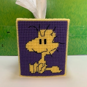 Peanuts Character Woodstock Boutique Style Tissue Topper purple/Yellow