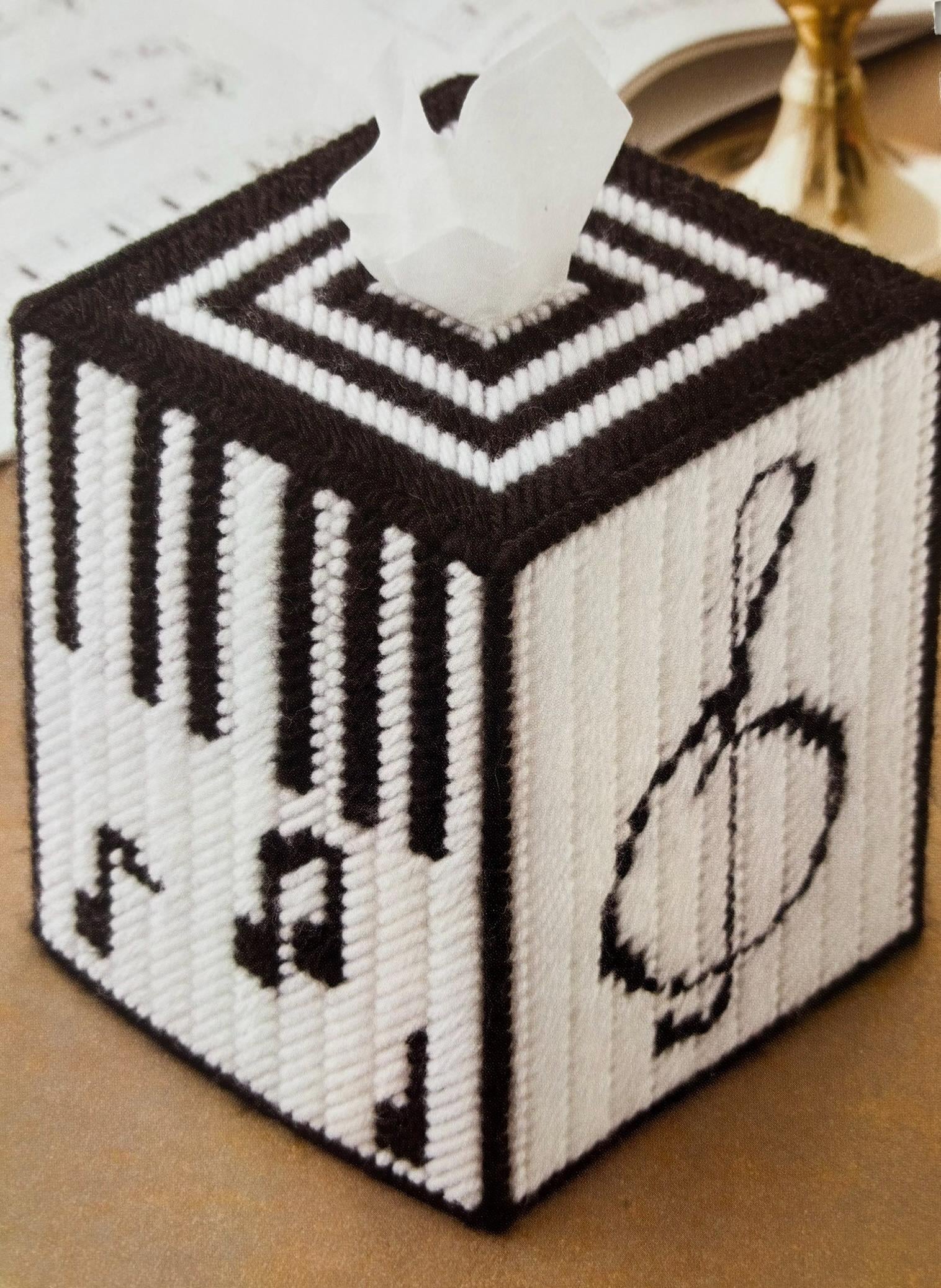 Plastic Canvas Pattern in 7 Count Music Lovers Boutique Tissue Topper ...