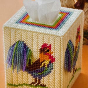 Padrão de lona plástica em capa de tecido Rooster Boutique de 7 unidades