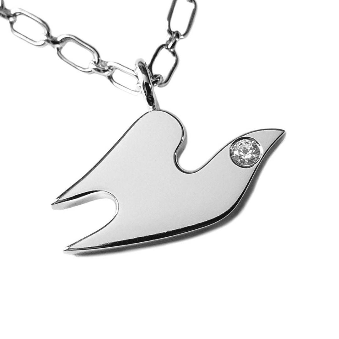 Pendentif Gémeaux En Argent Sterling 925 Avec Zircons Cubiques - Chaîne 18" Ajustable - Neuf Avec étiquettes