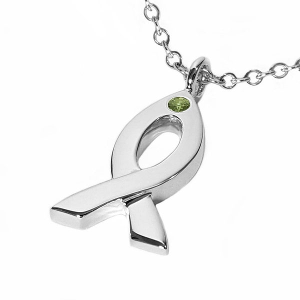 Peridot Christian Fish Necklace Pendant in Sterling Silver - Christian Fish Pendant, Jesus Fish Necklace, Green Stone Fish, Ichthus, Ichthys