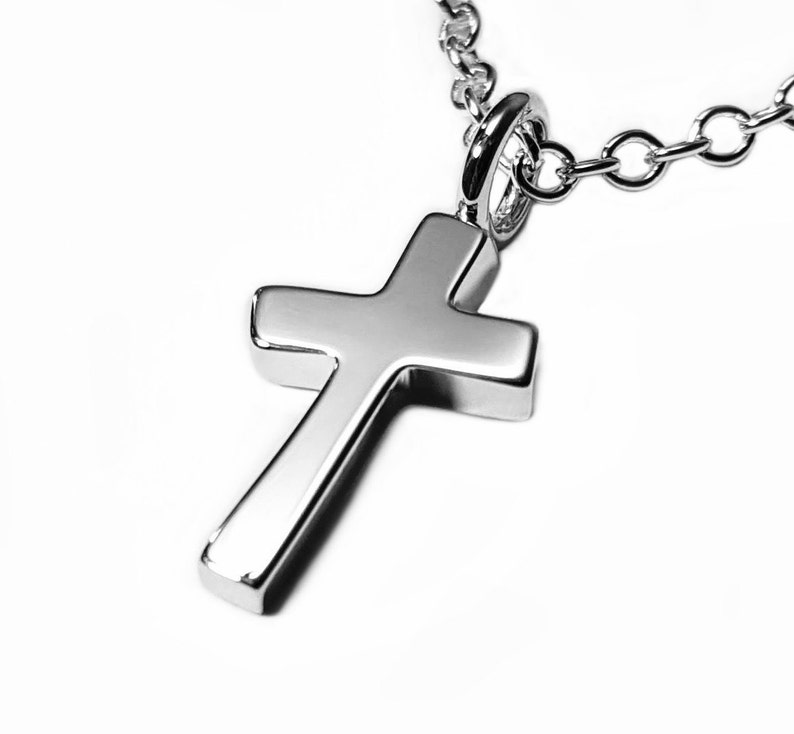 Cross Necklace Pendant in Sterling Silver Sterling Cross Etsy