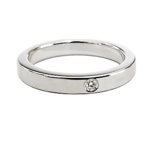 Thin Diamond Band in Sterling Silver-Diamond Band, Sterling Silver Diamond Ring, Sterling Diamond Band, Sterling Silver Diamond Band, Band