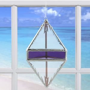 Colored Double Pyramid Rainbow Water Prism