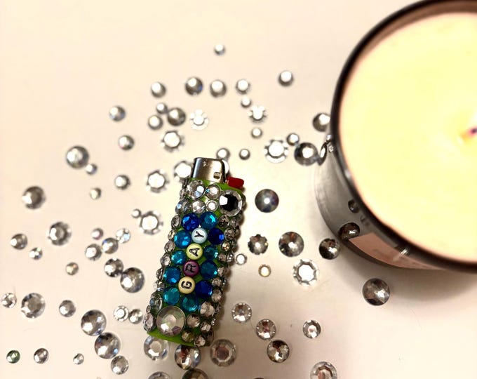Personalized Bedazzled Lighter