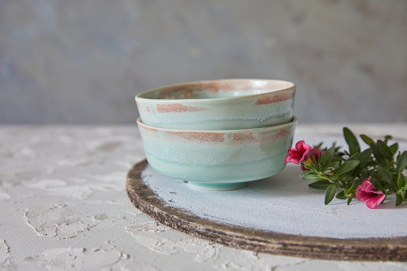 Asian Soup Bowl Japanese Ceramic Rice Bowl Stoney Pottery Etsy