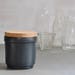 Black Kitchen Canister, Scandinavian Design Jar, Ceramic Box With Cork Lid, Pottery Spice Storage, Modern Pottery Gift, Kitchen Gift Ideas
