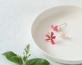 Modern Tableware Serving Plate, White Ceramic Dinnerware Plate, Pottery Dinner Plate, Noodles/Pasta Bowl, Salad Plate