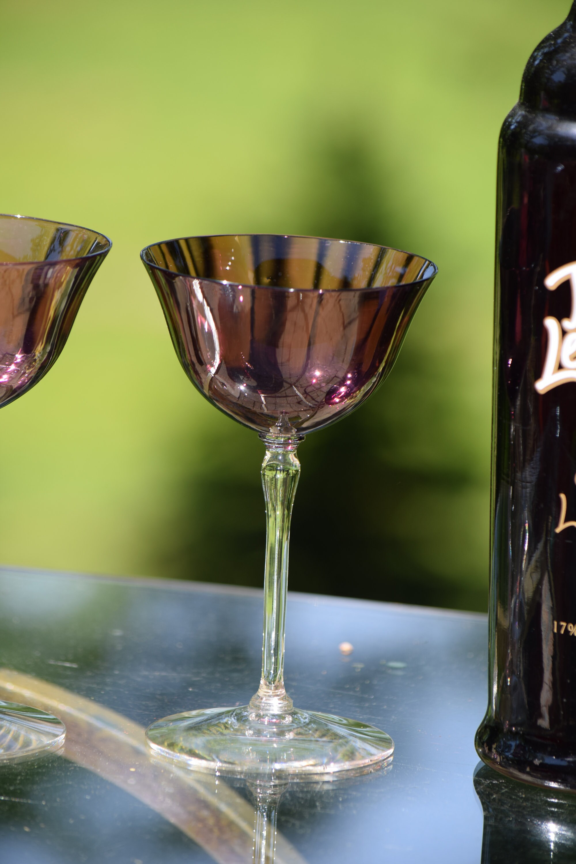 vintage manhattan cocktail glasses