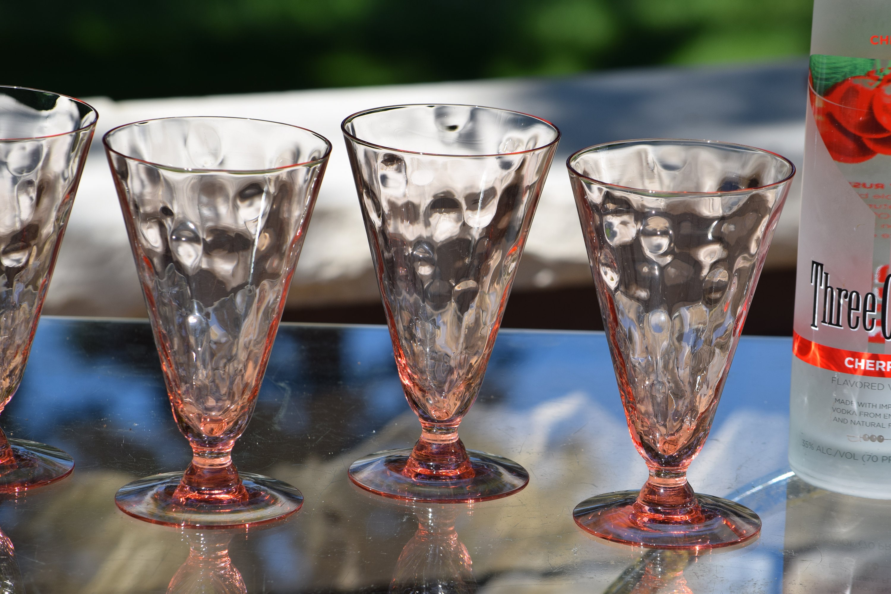 Pink Cocktail Tumblers