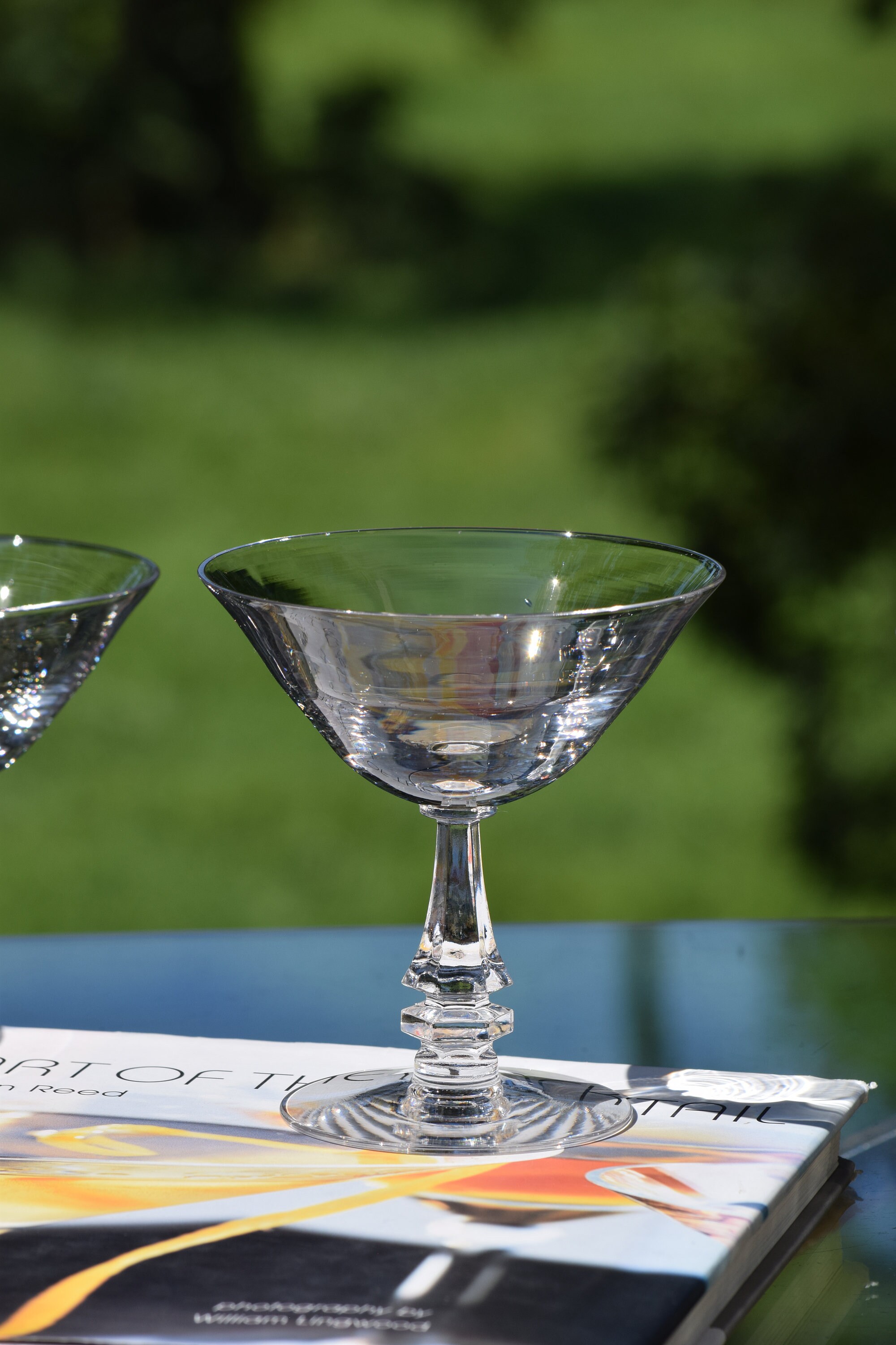 Vintage Martini Cocktail Glasses, Set of 4, Mixologist Craft Cocktail