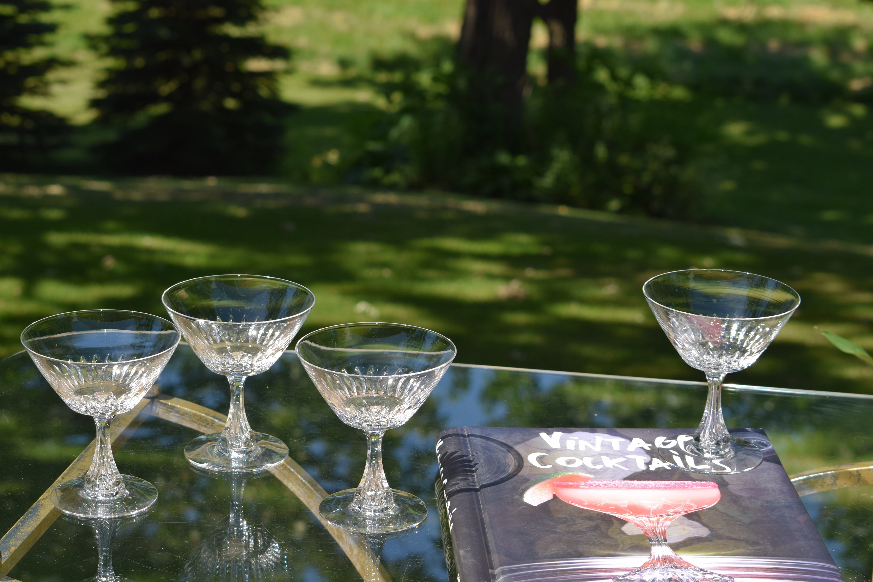 Crystal-Stemmed Cocktail Glasses – Greatfool