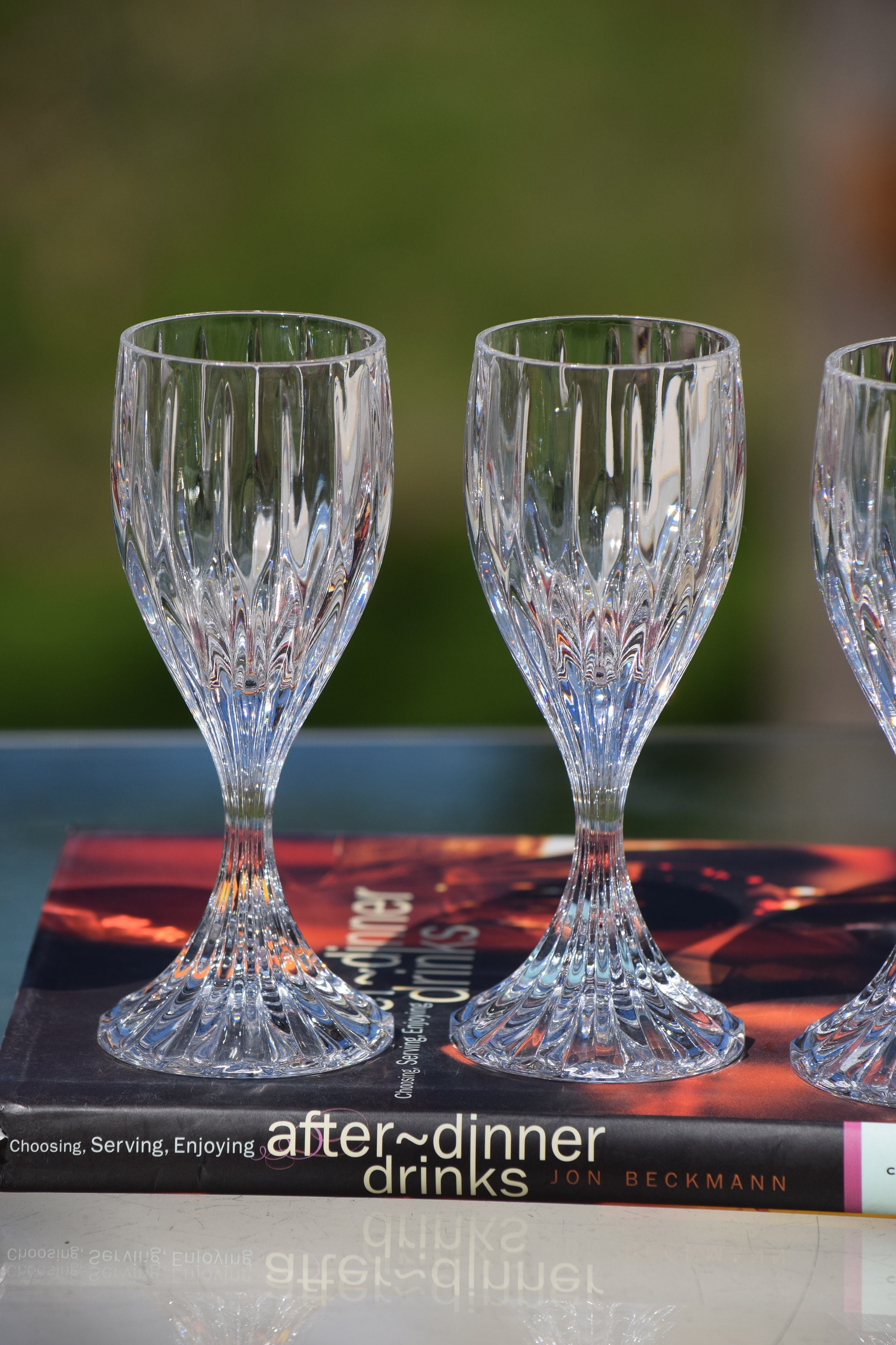 4 Vintage Wine Liqueur Cordials, Mikasa Park lane 1987, 3 oz After dinner Drinks, 3 oz