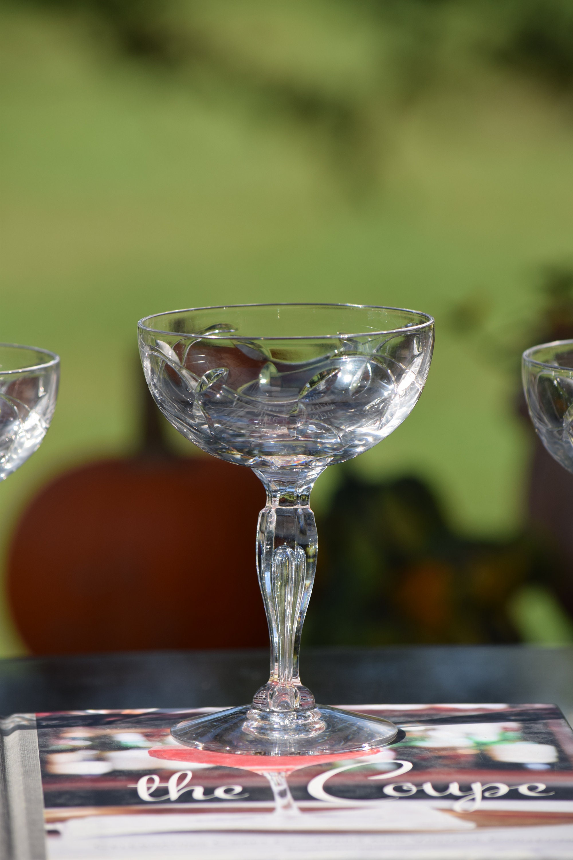 BUBBLE GLASS CHAMPAGNE COUPE