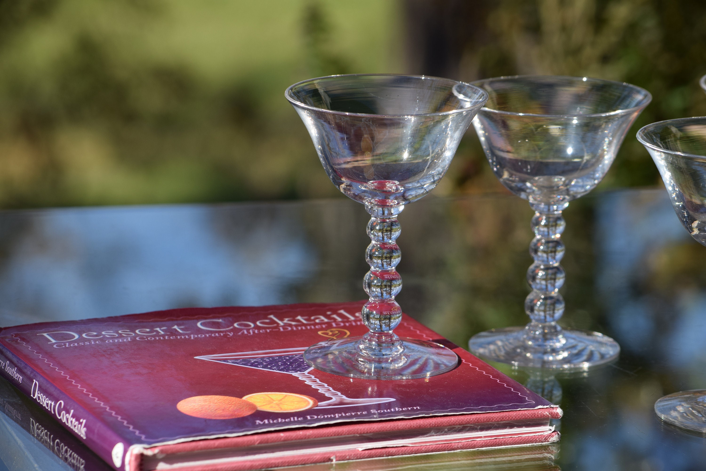 4 Vintage Cocktail Glasses Candlewick circa 1950 s 4 oz After