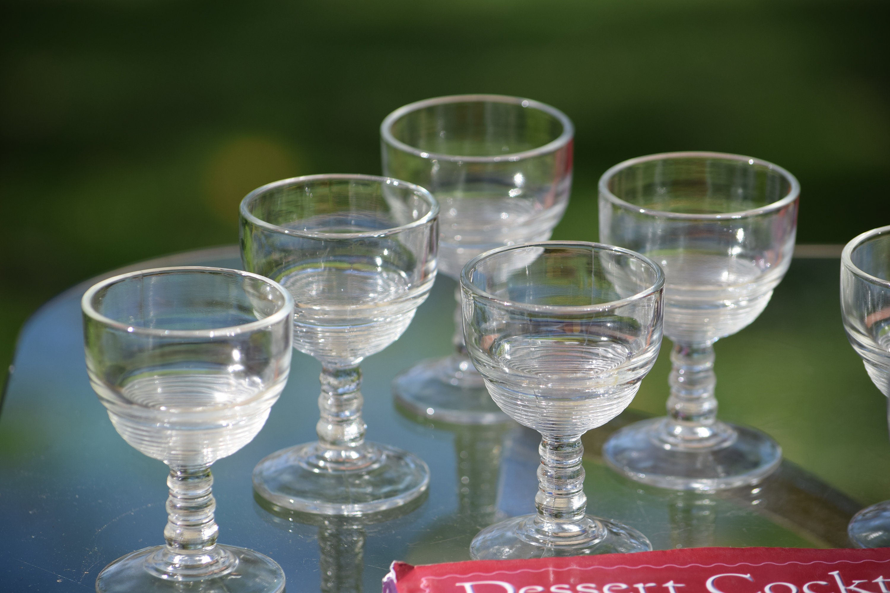 Vintage Limoncello Glasses // Vintage Cordial Glasses -  Canada