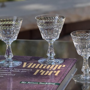 Kieliszki do porto Seneca Crystal Vintage, grawerowane kieliszki do wina, zestaw 4 szt.
