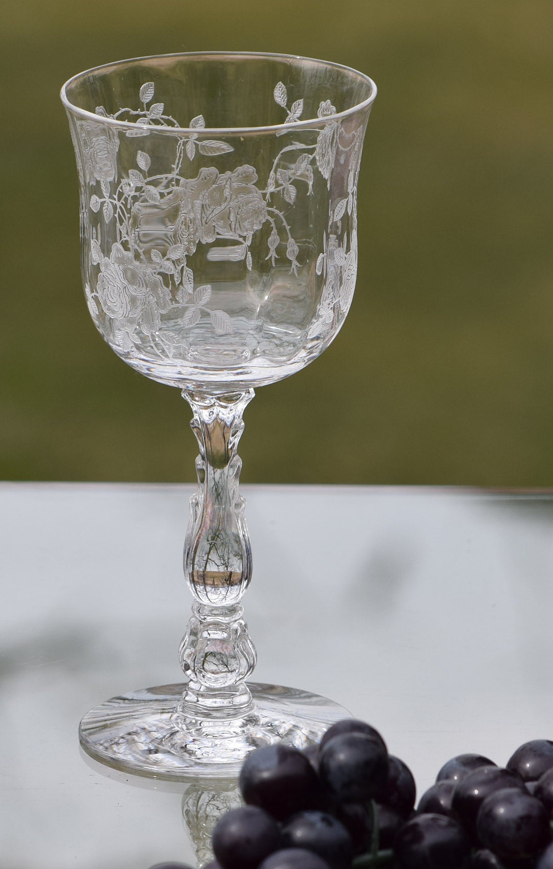 Lead Crystal Wine Glasses Vintage at Philip Mims blog