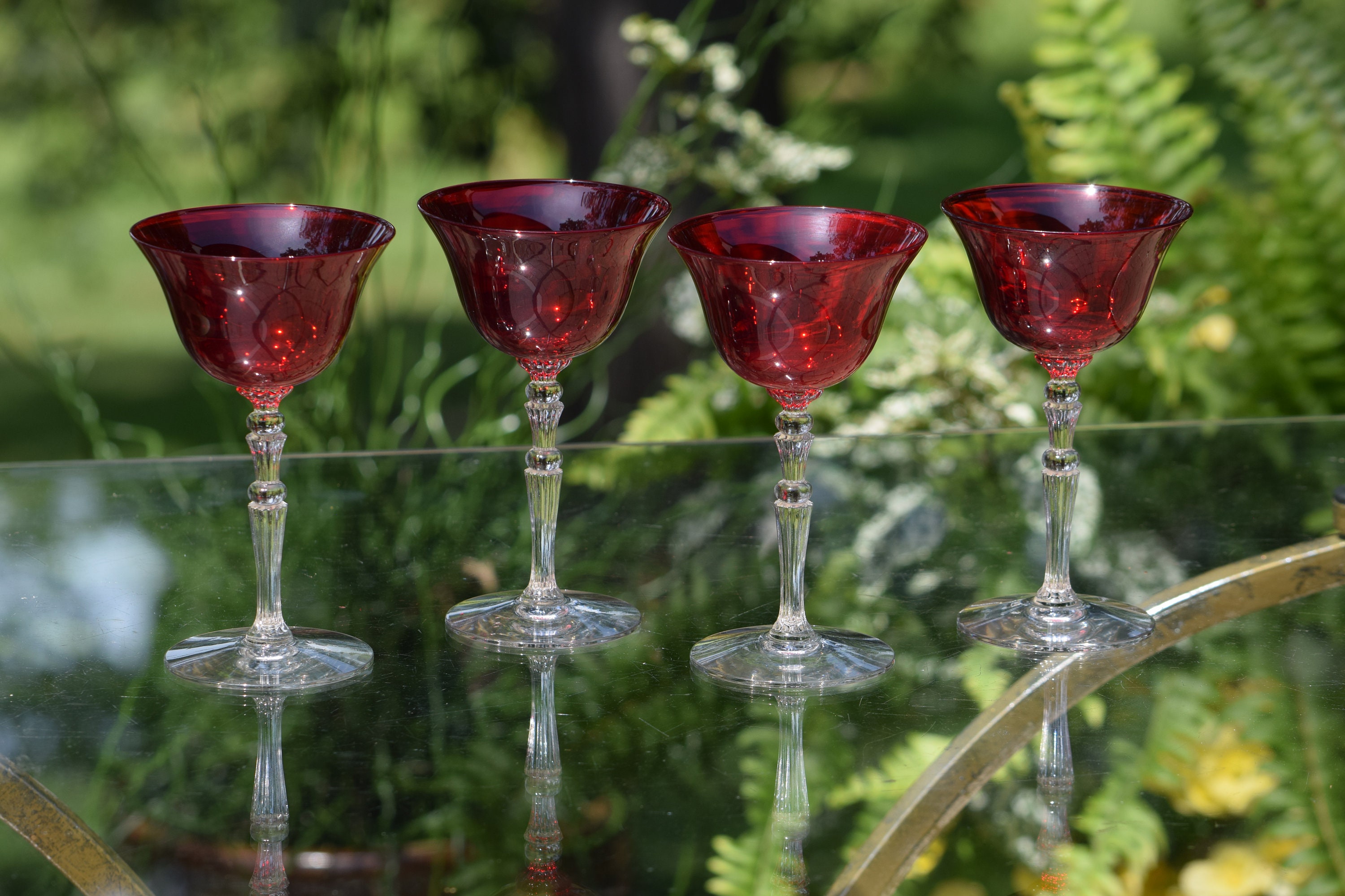 Royalrose Premium Delight Vintage Red Wine Glasses Set Of 4, 15.7 - View #13