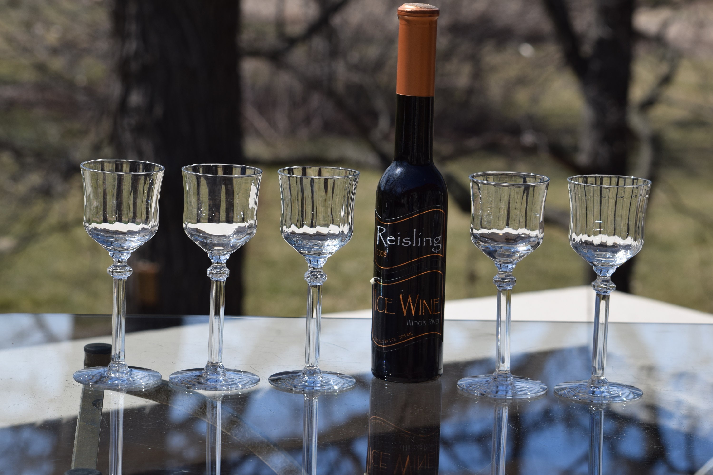 5 Vintage Wine ~ Liqueur Glasses, 2 oz After Dinner Drink Glasses, Port Wine  ~ Dessert Wine Glasses, Small 2 oz Wine Glass