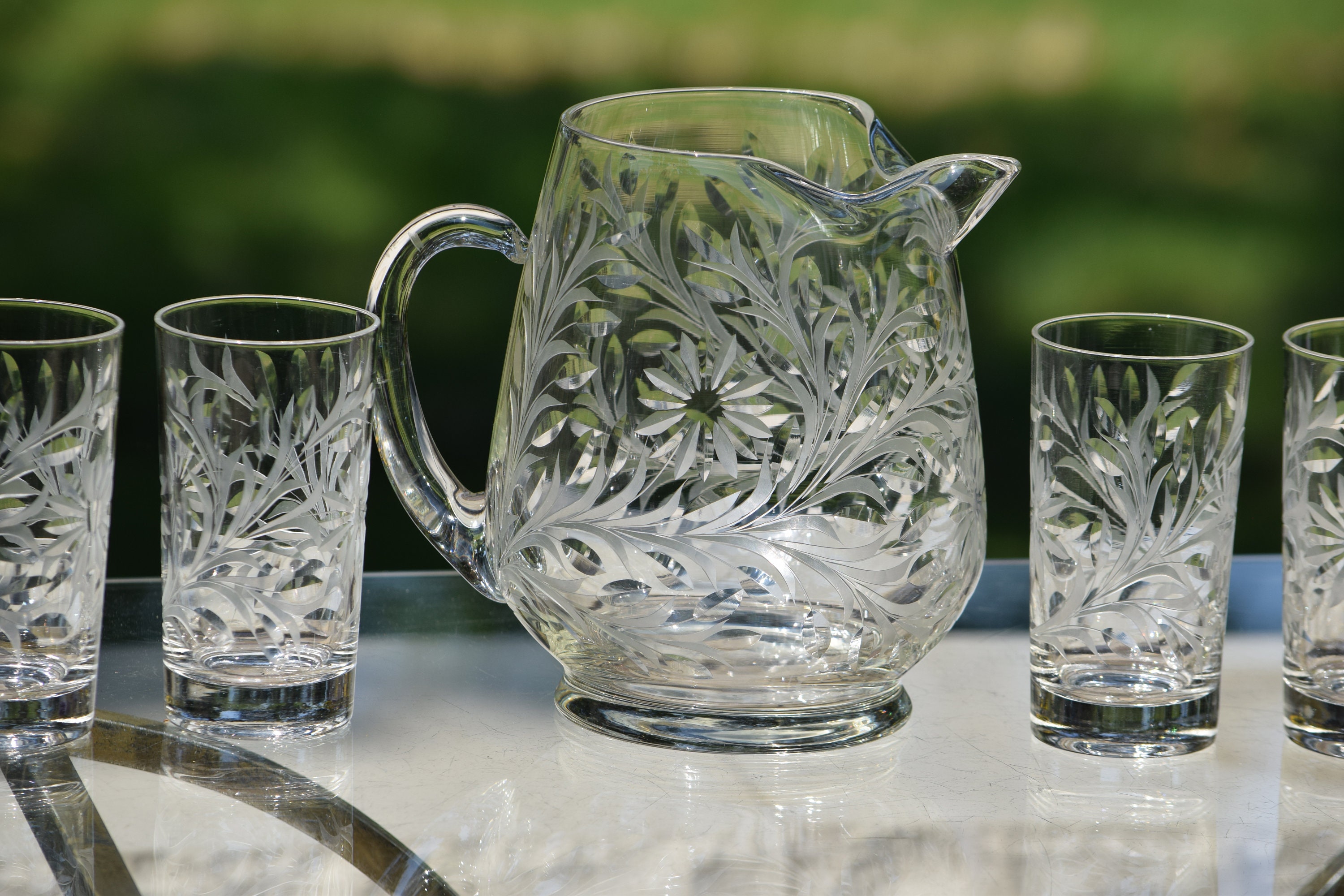 Libbey 7 Piece Sangria Pitcher and Glasses Set