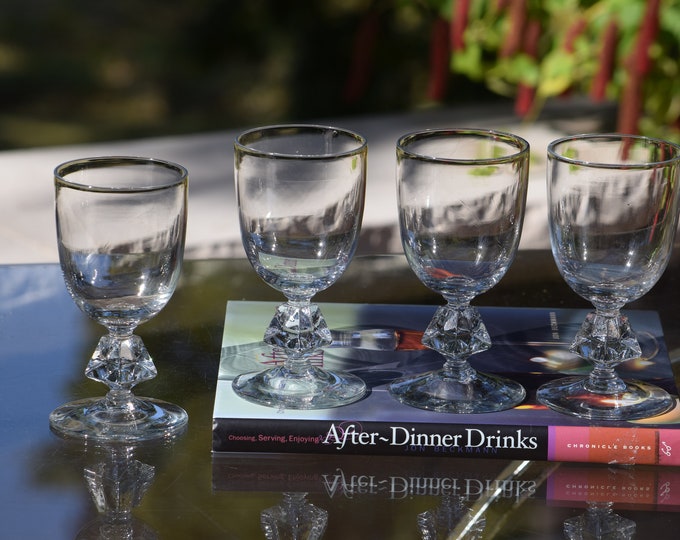 4 Vintage Port Wine glasses, Bryce, circa 1950's, 4 oz After Dinner Drinks ~ Dessert Wines ~ Port wines ~ Liqueur Glasses