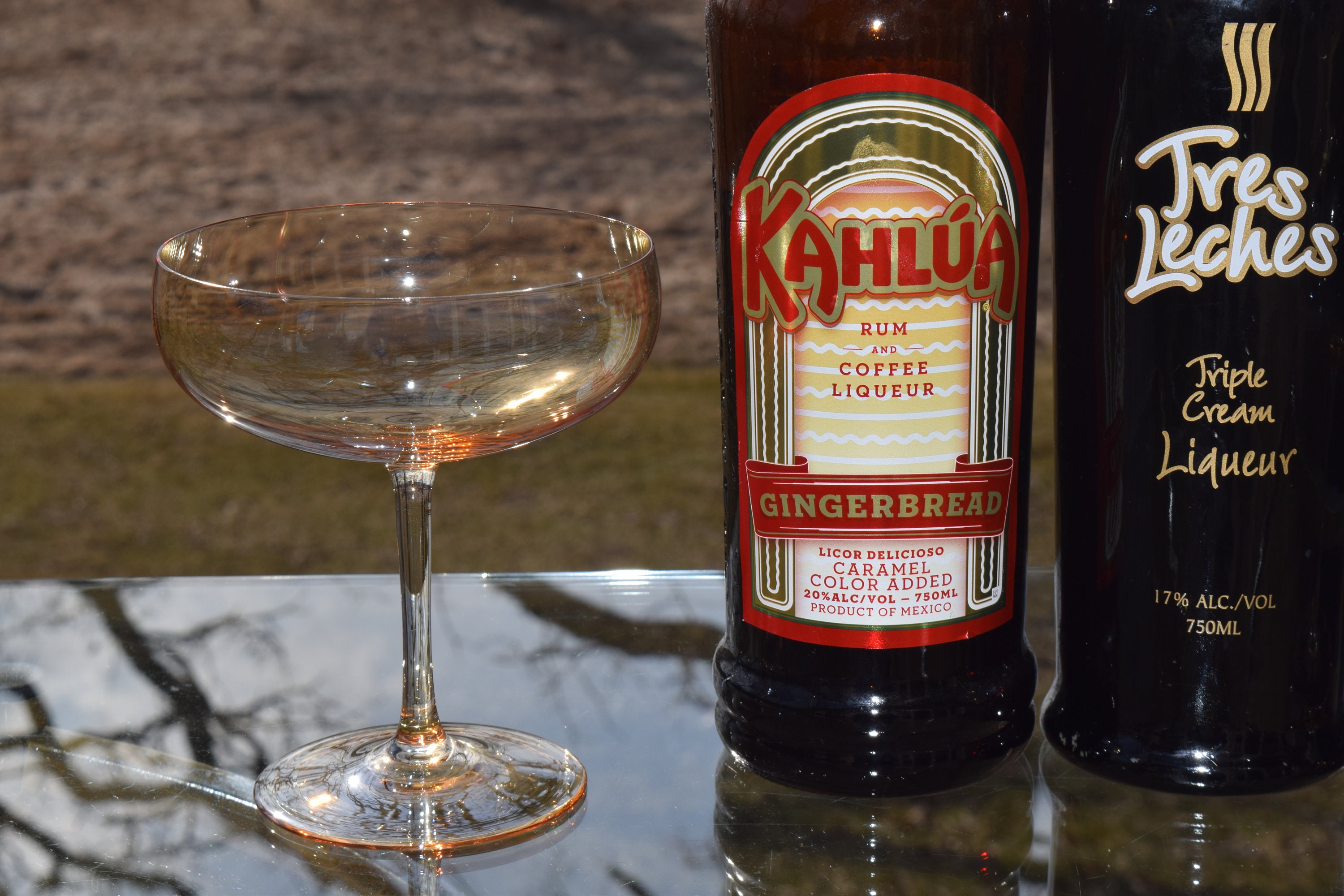 Vintage Light Amber Champagne Coupe Glasses, Set of 6, Vintage