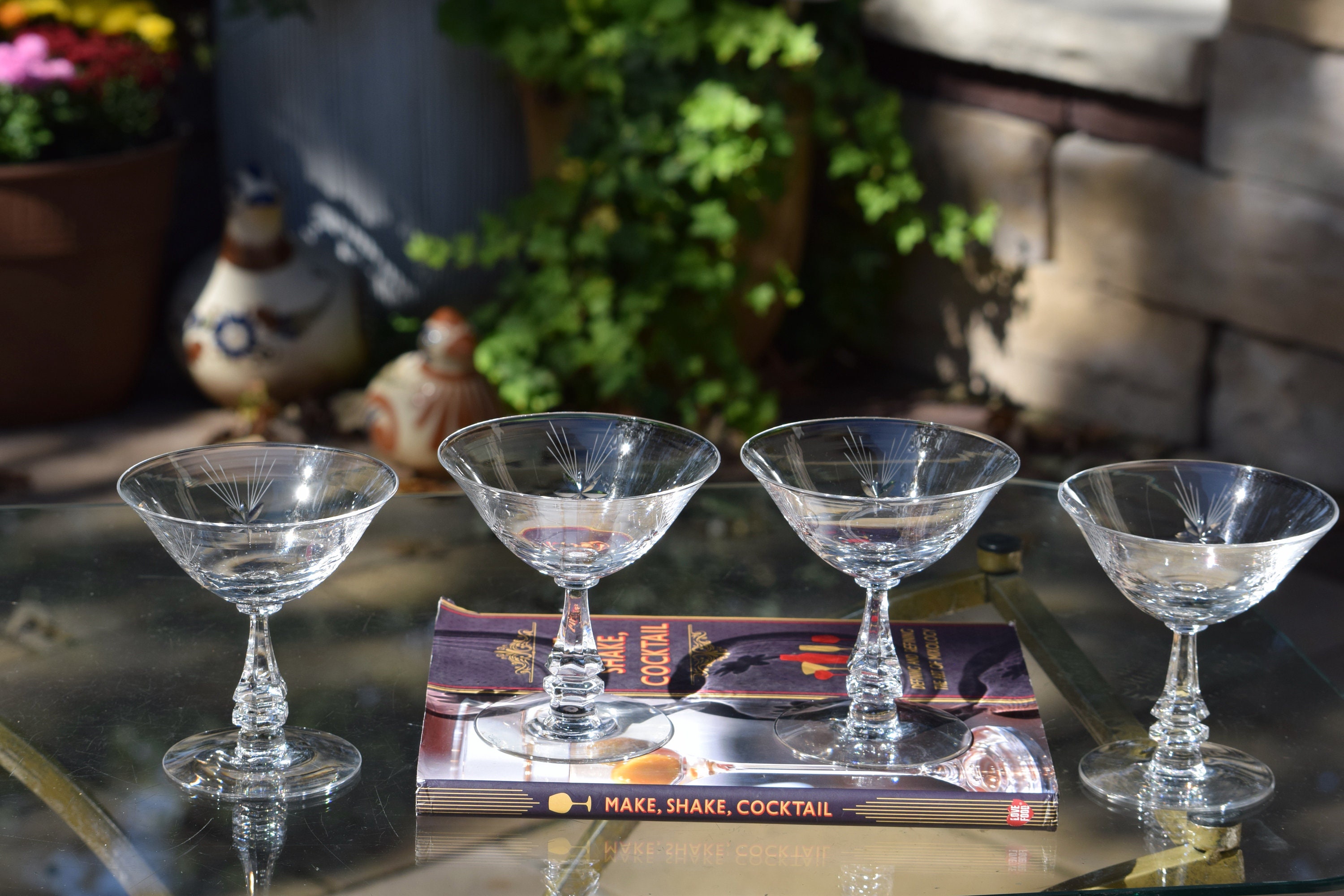 Vintage Starburst Martini Glasses – just dandies