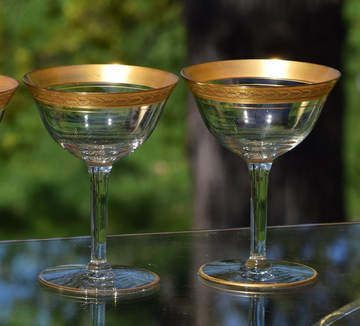 Vintage Gold Rimmed Encrusted Cocktail Martini Glasses Set Of 5 pile-of-dirty-dishes-free-stock-photo-public-domain-pictures