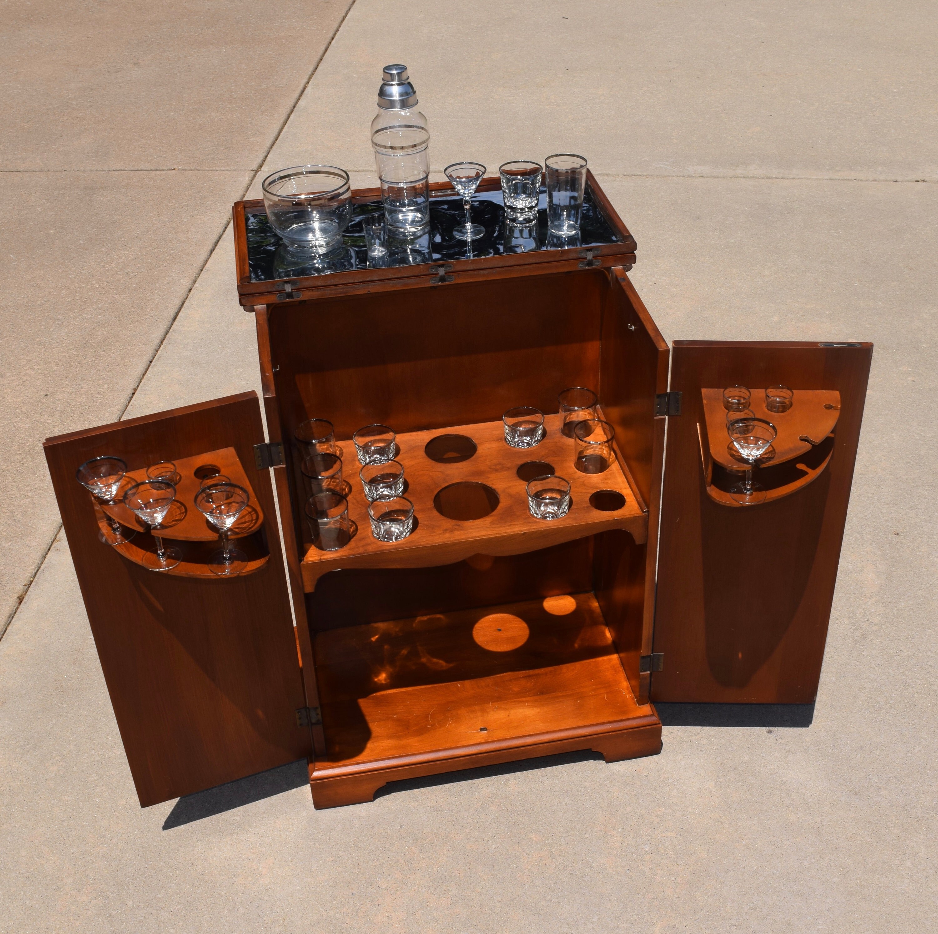 Vintage Rock Ola BAR 1940's, Vintage Platinum Rim Stripe