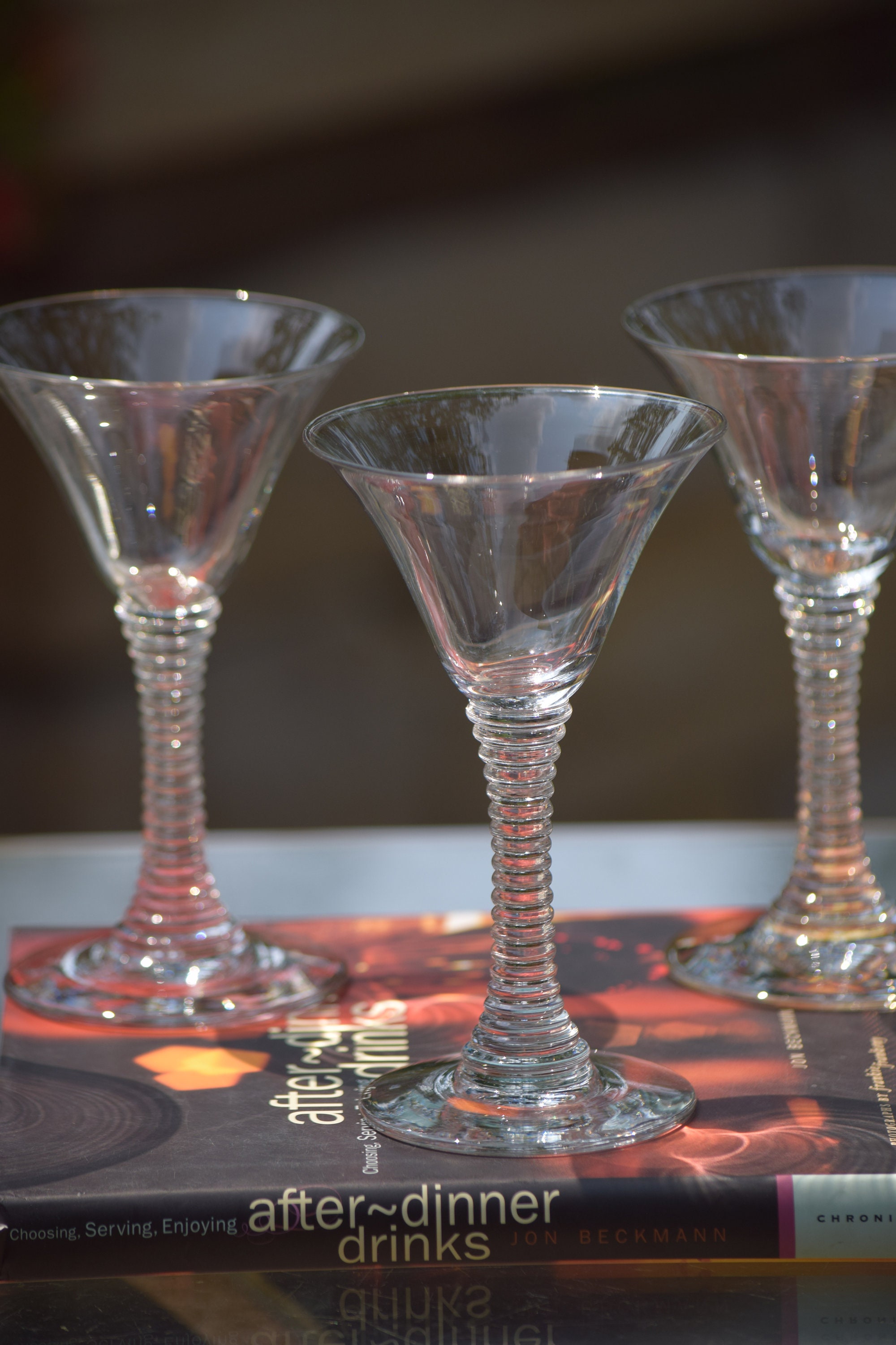 Viski Reserve Nouveau Crystal Wine Glasses in Seaside by Viski -4