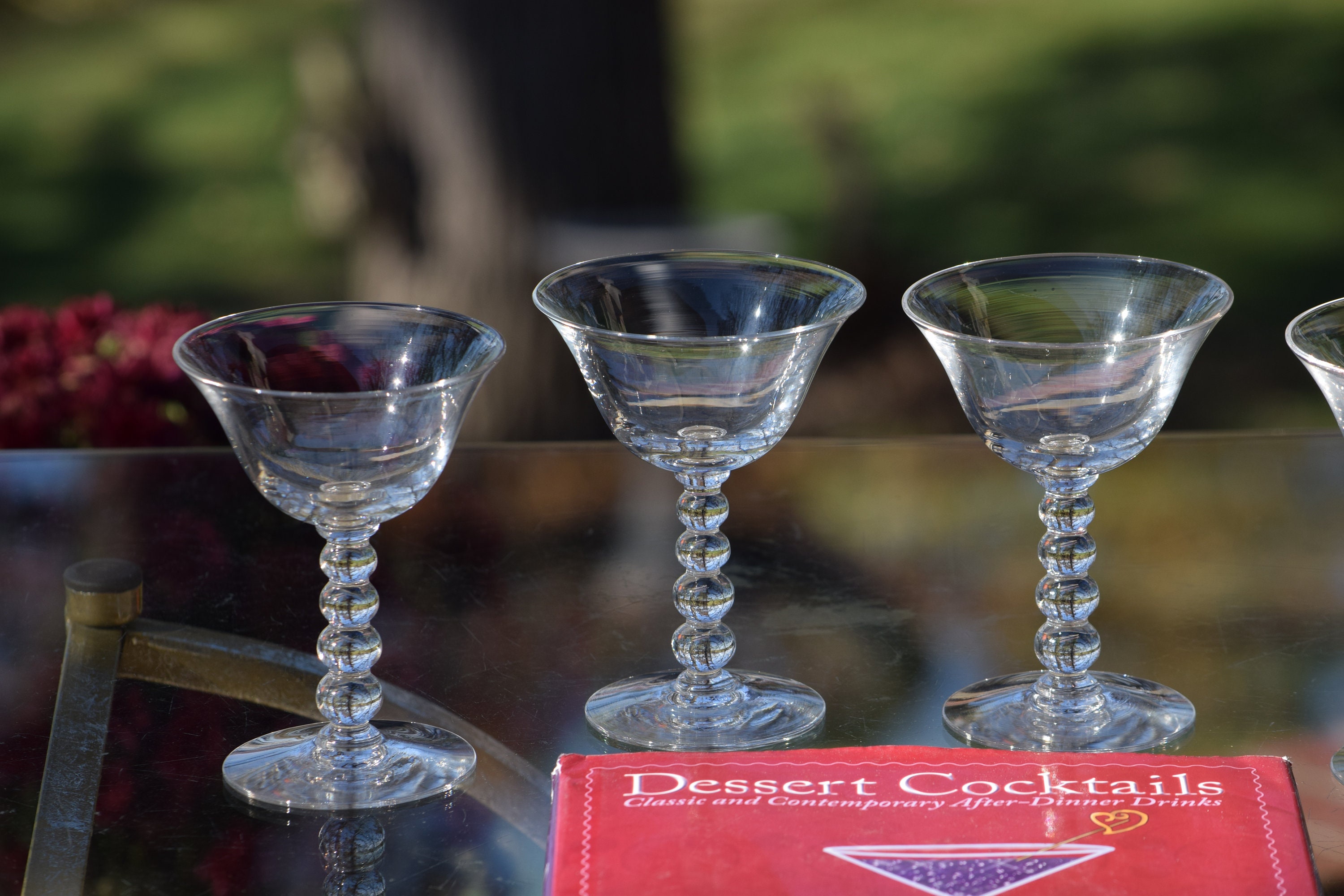 4 Vintage Cocktail Glasses, Candlewick, circa 1950's, 4 oz After