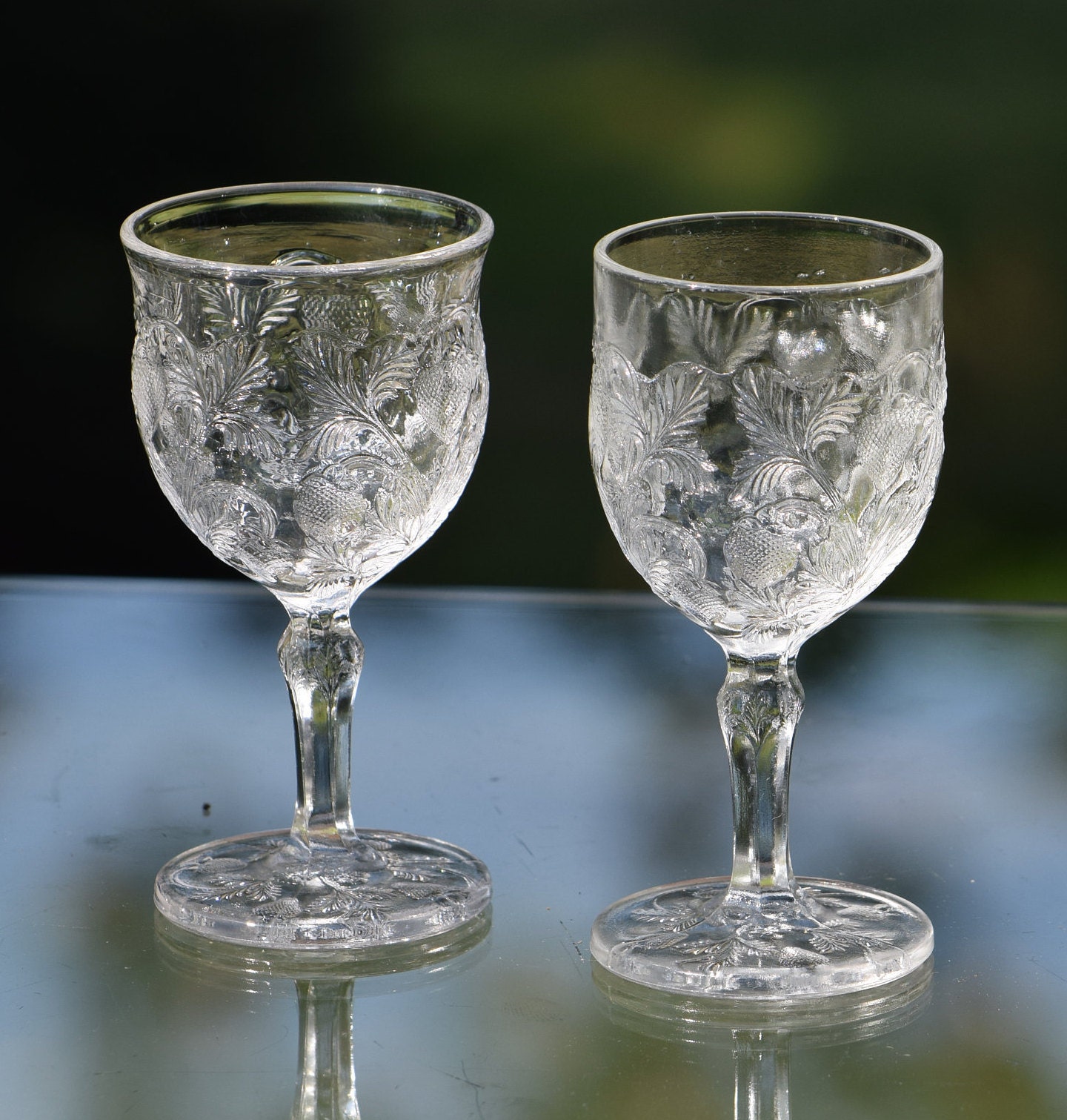 Vintage Wine Liquor CORDIAL Glasses, Set of 4, After Dinner Drink