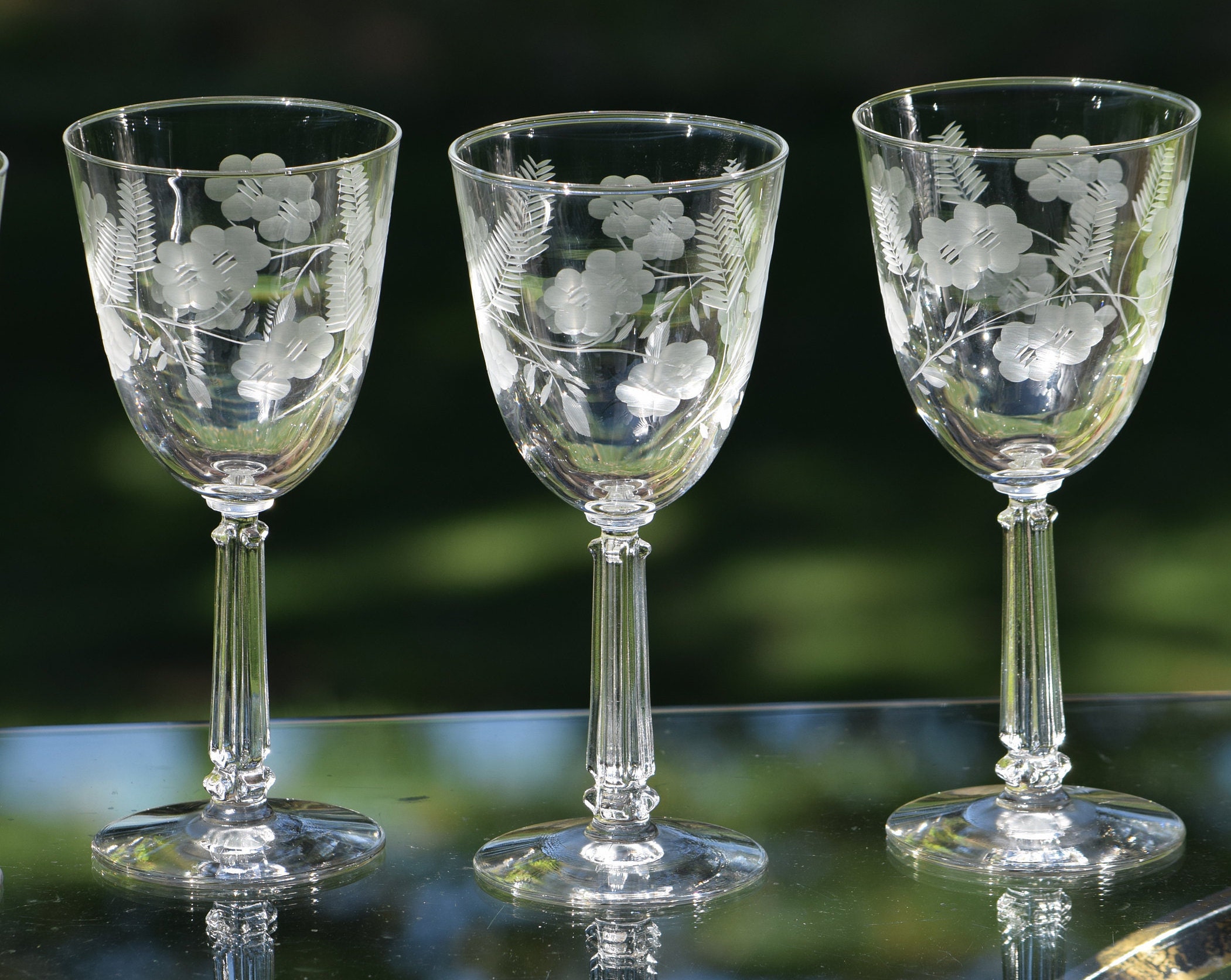 etched wine glasses etched wine glasses