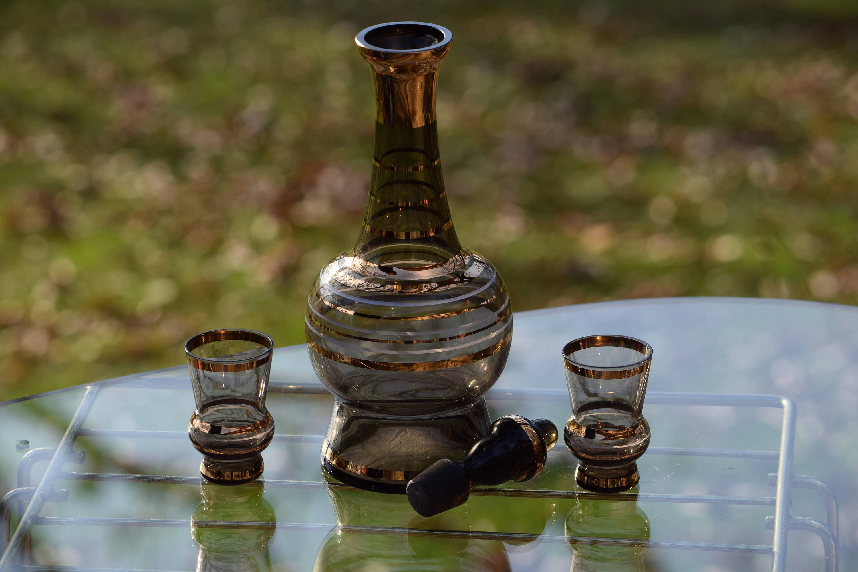 wine and liquor decanters