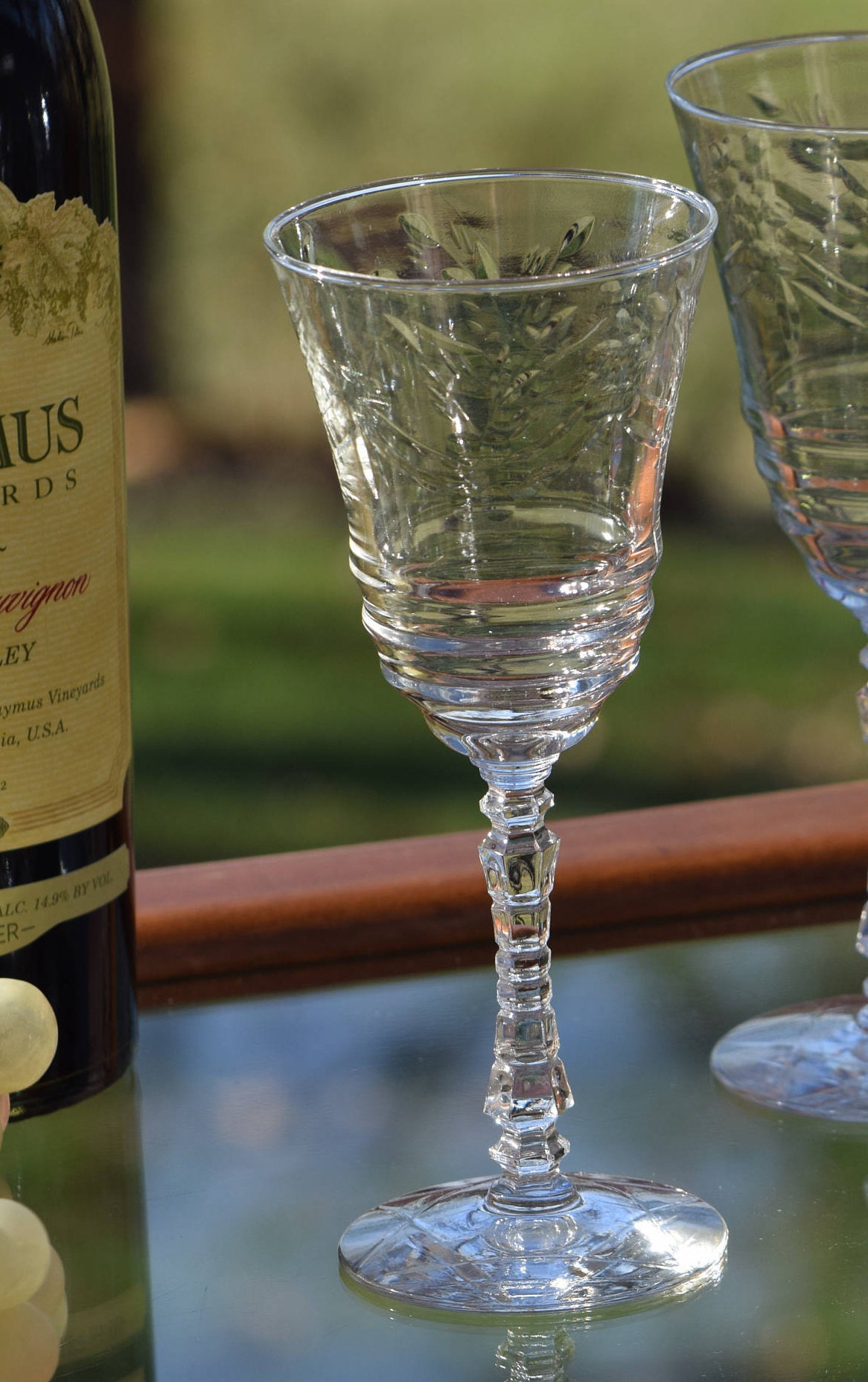 vintage wine glasses vintage wine glasses