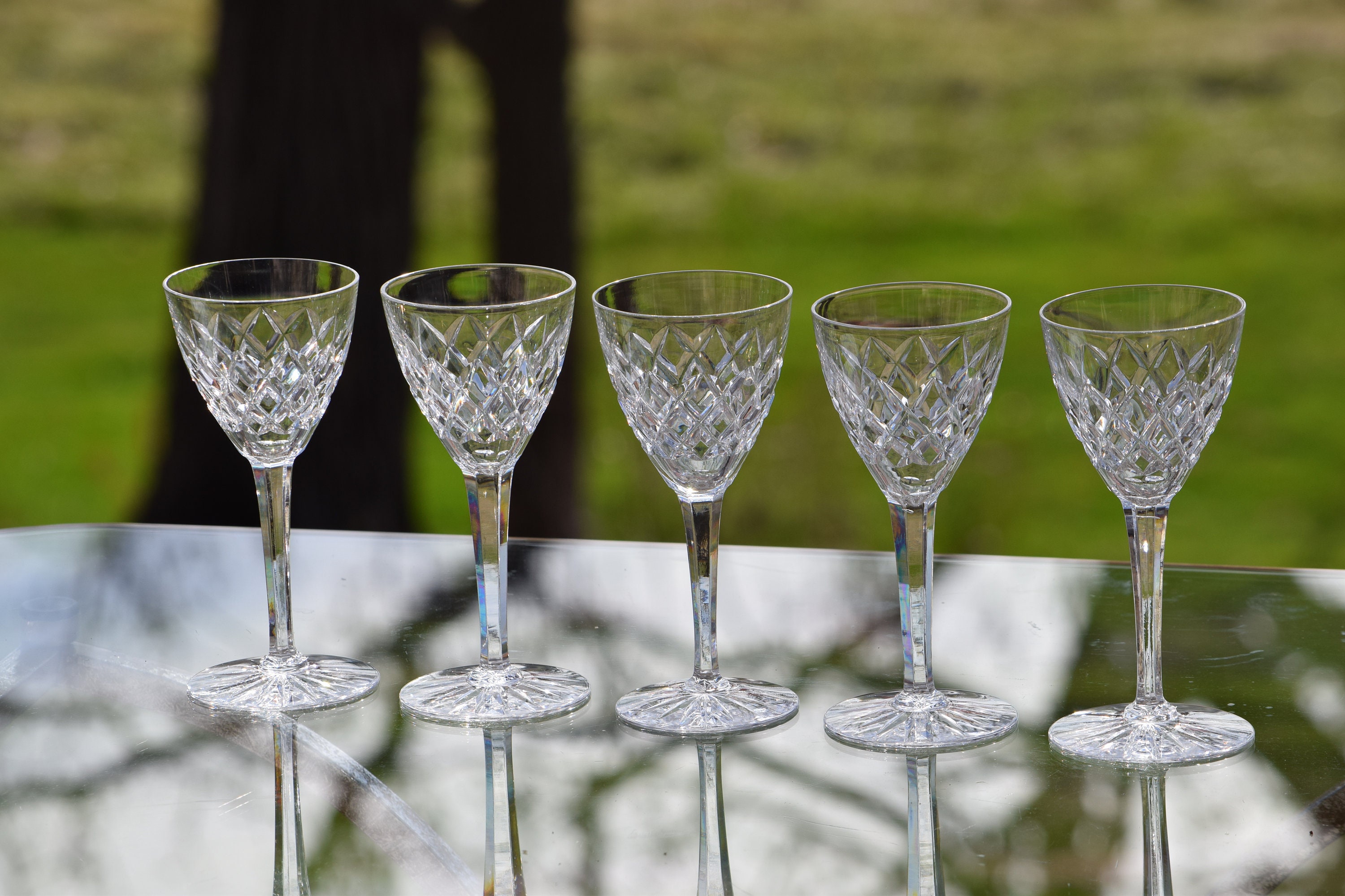 waterford crystal wine glasses