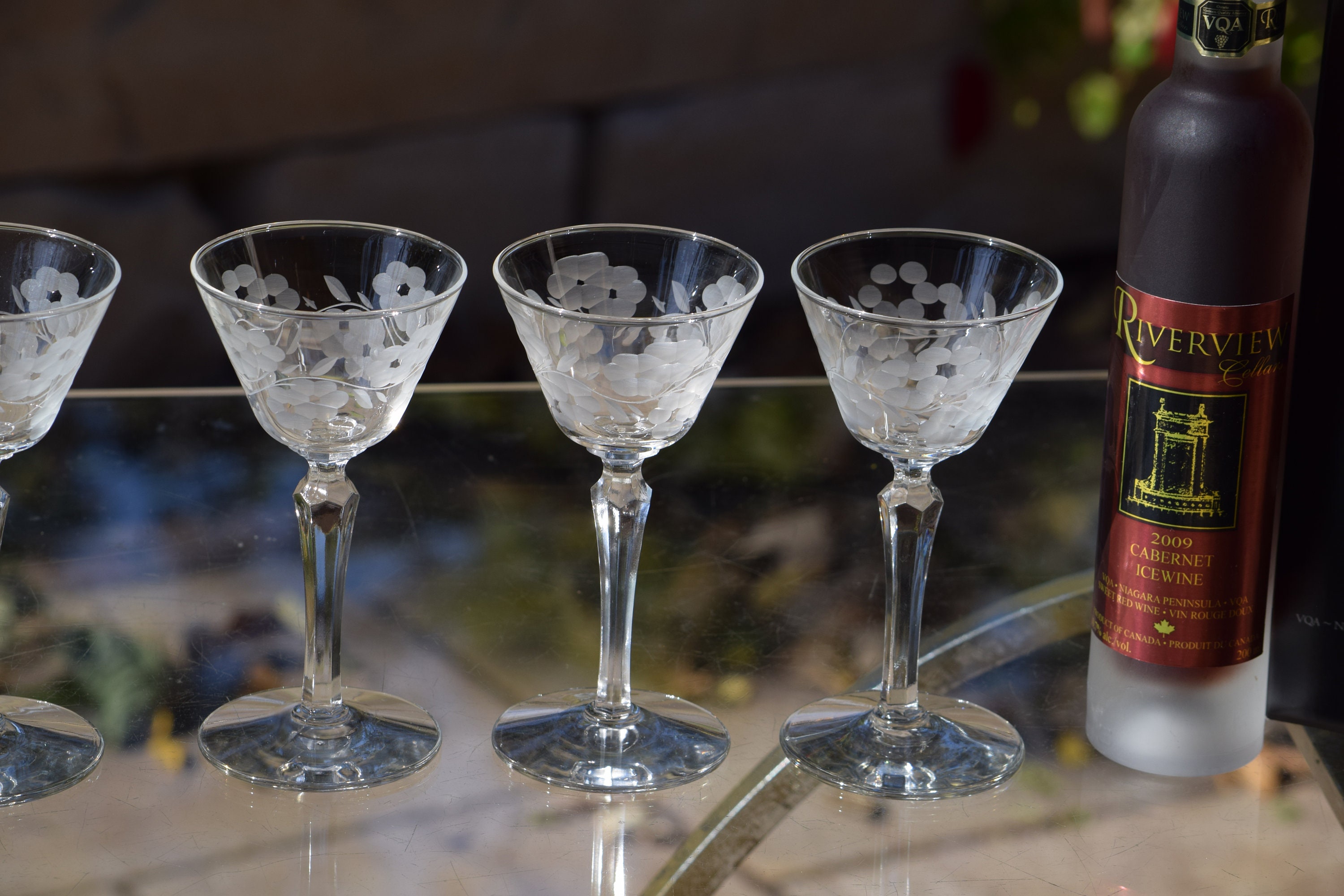 5 Vintage Wine Cordials ~ Liqueur Glasses, 3 oz After Dinner Drink  Cocktails Glasses, 3 oz Aperitif Dessert ~ Liqueur ~ Limoncello Glass