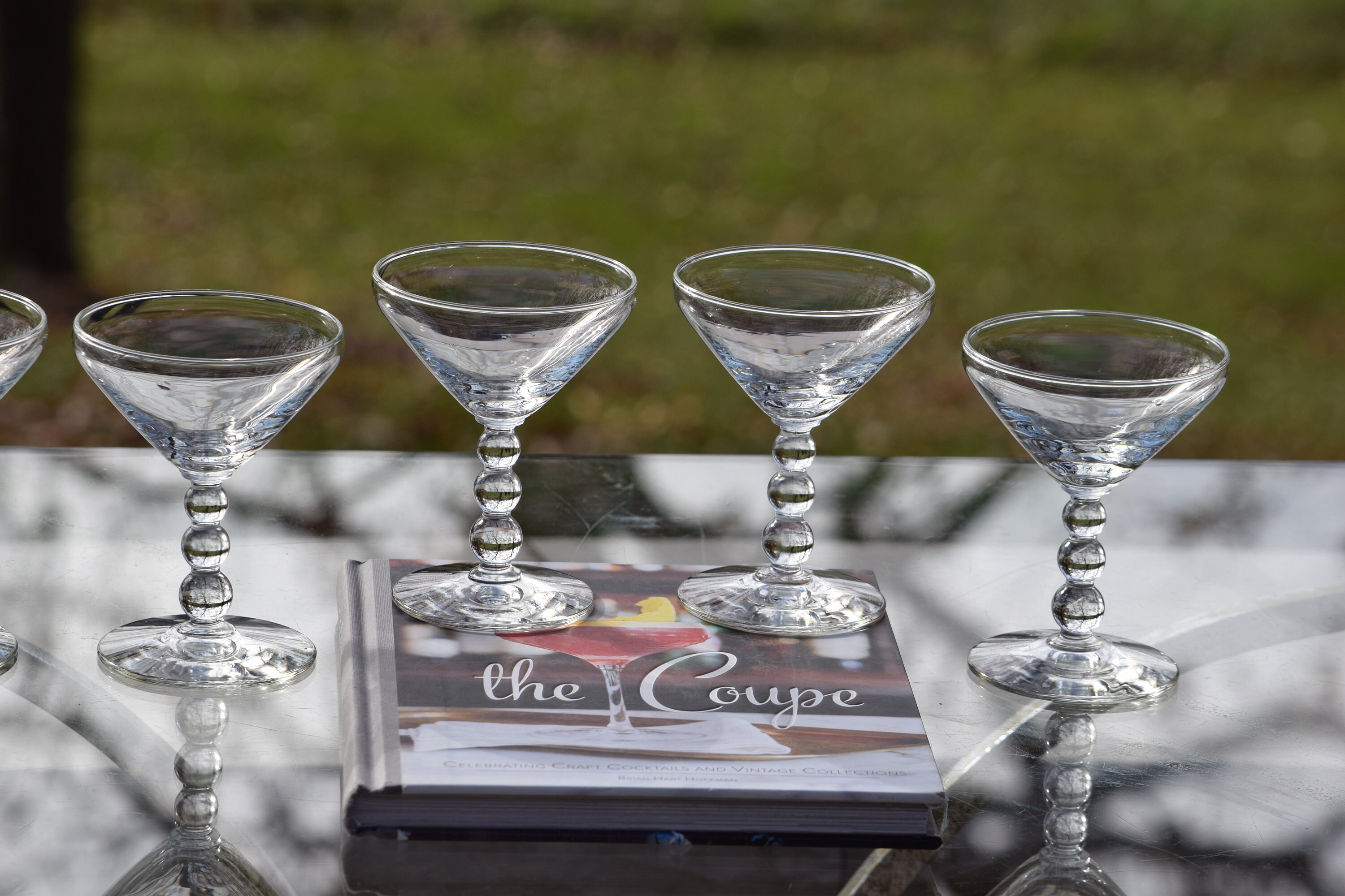 6 Vintage Cocktail Glasses, Candlewick, circa 1950's, 4 oz After Dinner