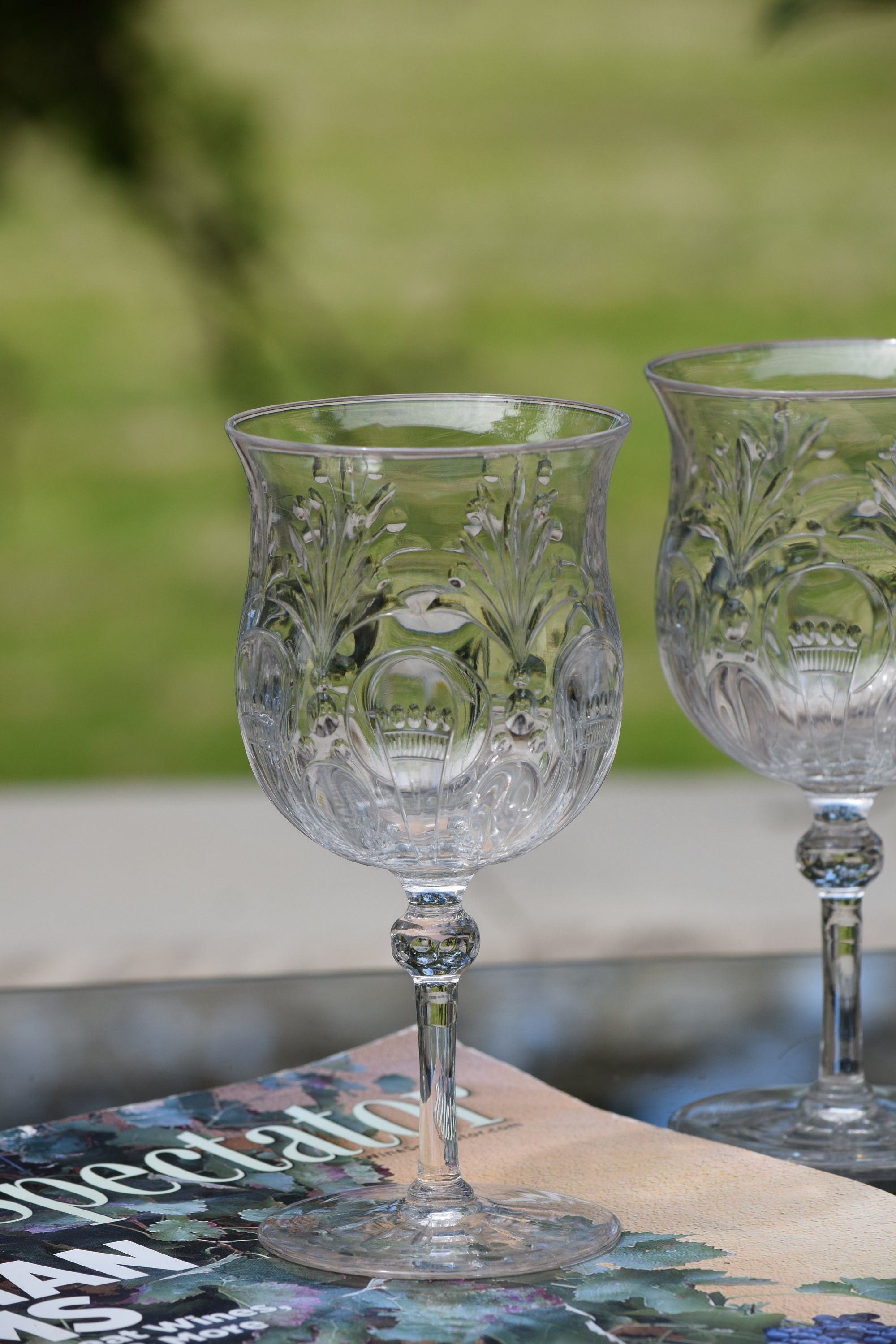 Antique / Vintage Crystal Glassware Stemware Wine Glasses from the 1940s ~  23 Pieces - Antiques & Collectibles - Bozeman, Montana, Facebook  Marketplace