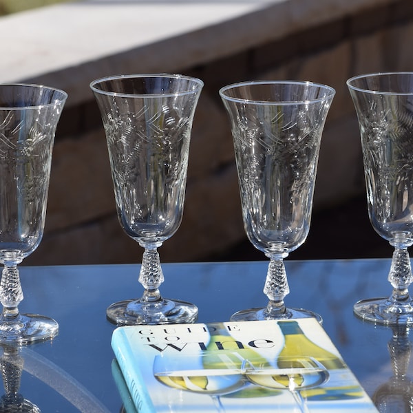 Etched Mimosa Glasses Etsy