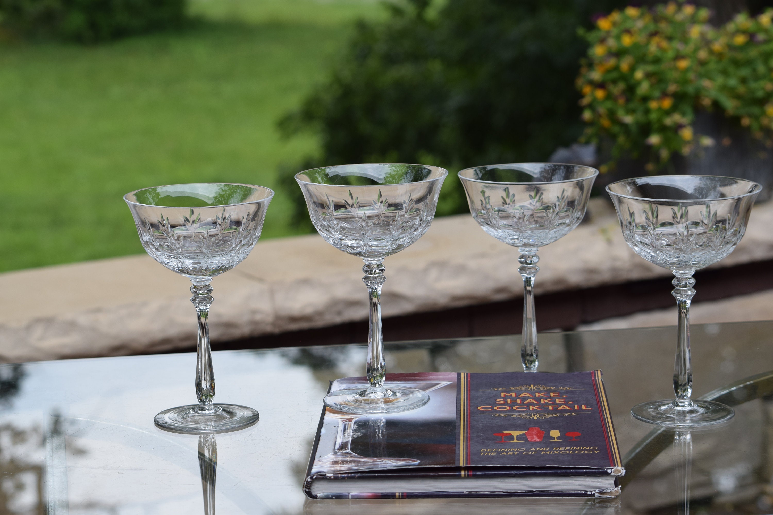 Mikasa Etched Martini Glasses Set Of 4 for Sale in Tacoma, WA